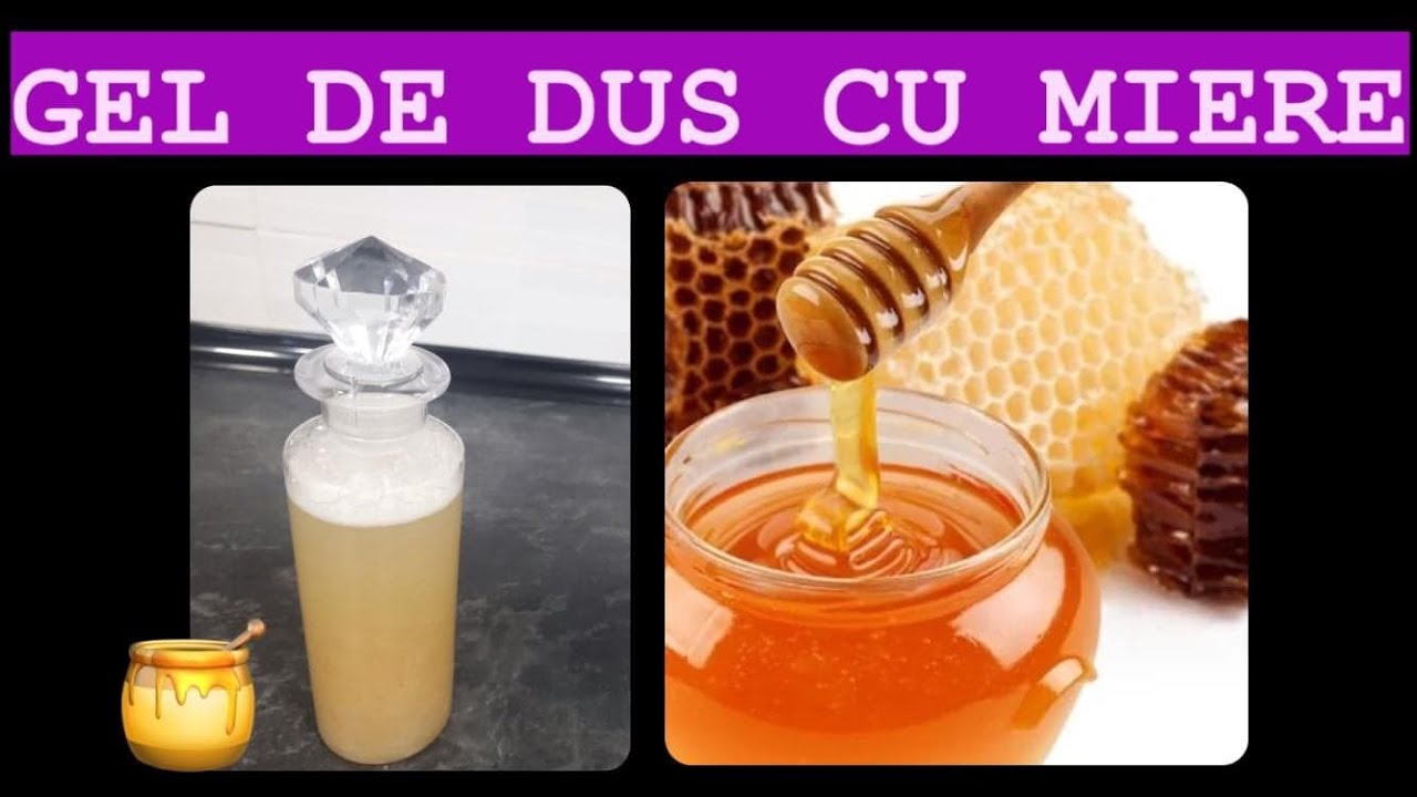 GEL DE DUS HIDRATANT cu miere