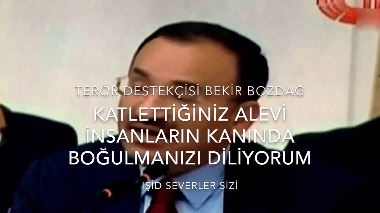 bekir bozdag katil esad naraları atarken