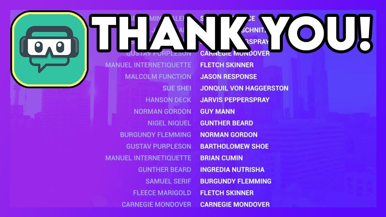 🎞️ Roll END CREDITS on Stream - [ x2 M E T H O D S ]