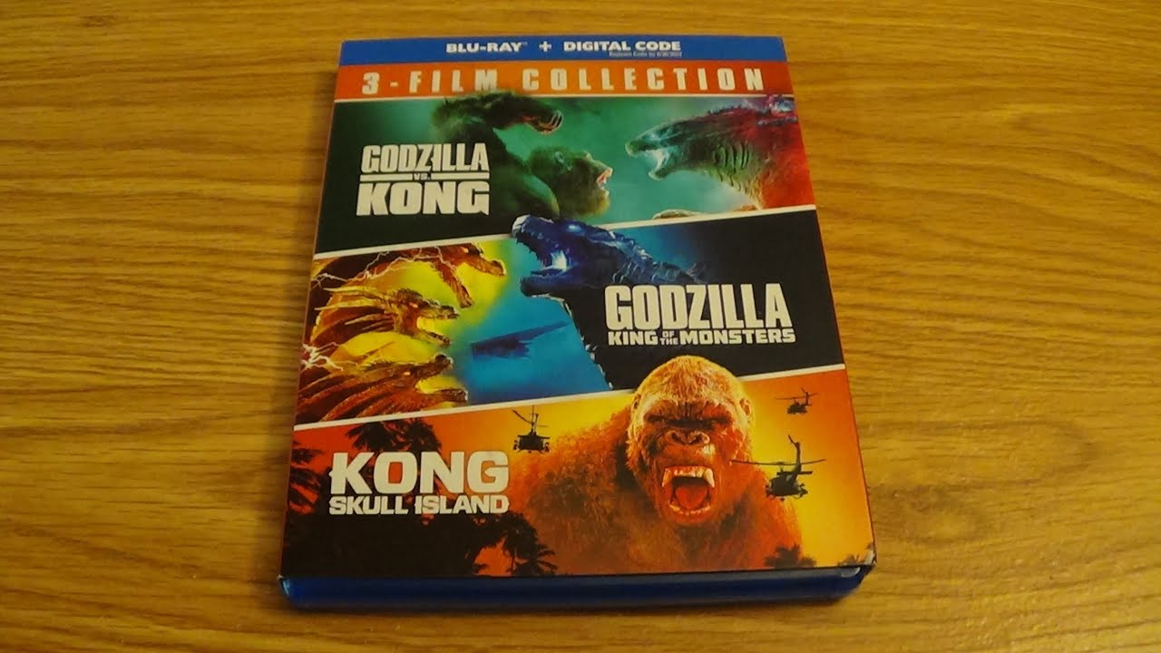 Godzilla/Kong (blu-ray unboxing) 3 film collection