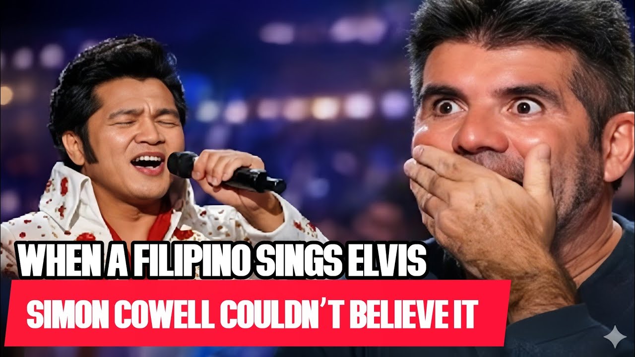 When a Filipino Sings Elvis… Simon Cowell Couldn’t Believe It 😱 | Emotional AGT Audition