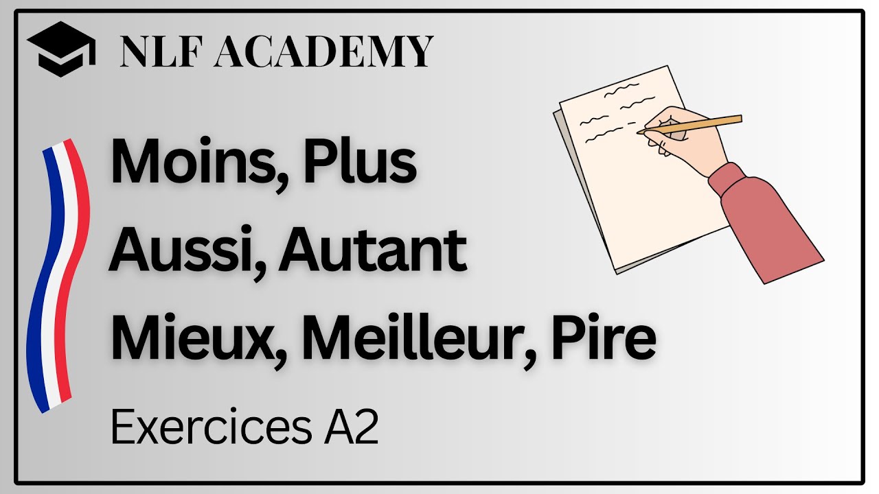 Exercices de grammaire A2 : Comparaison