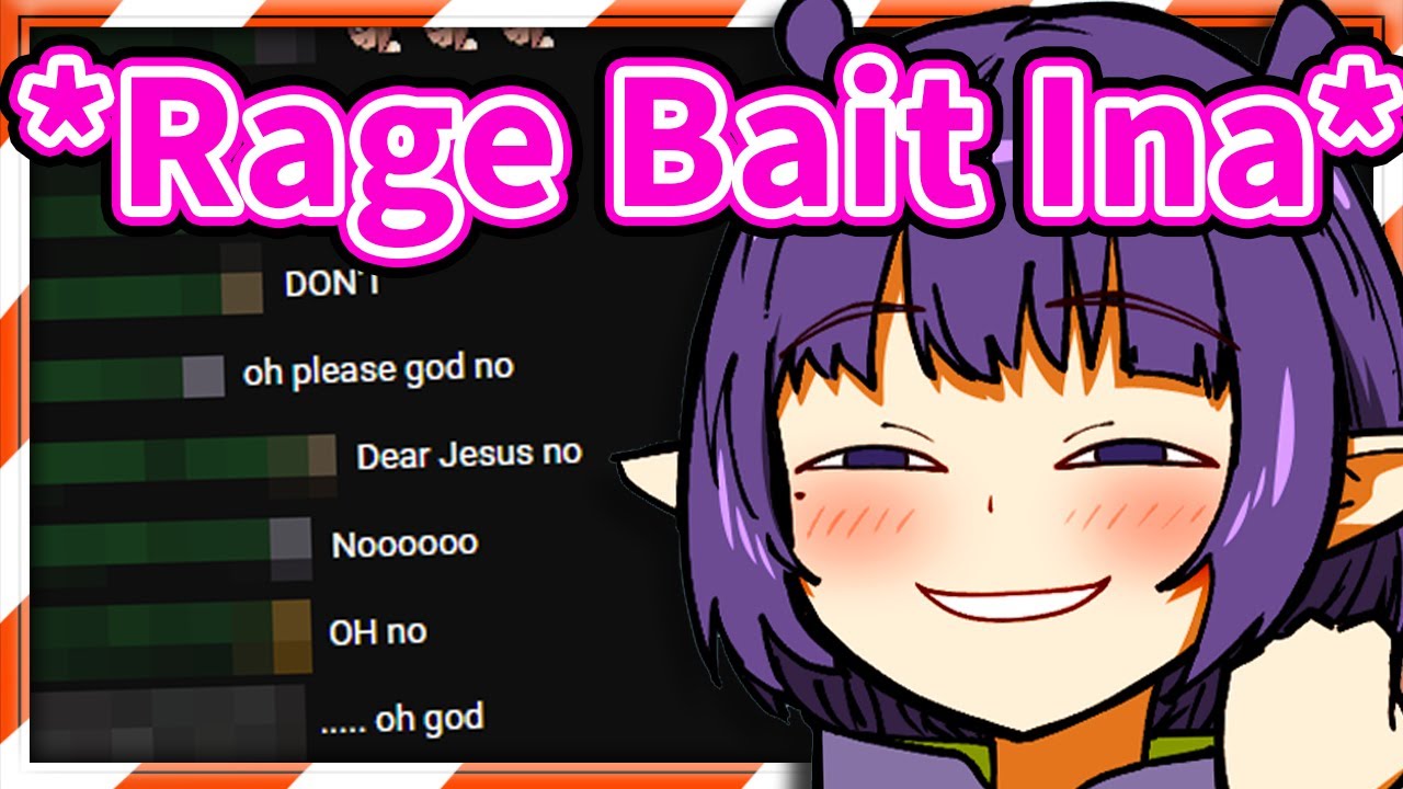 Ina Perfectly RAGE BAITS and TRIGGERS THE SH*T Out of Chat 【HololiveEN】