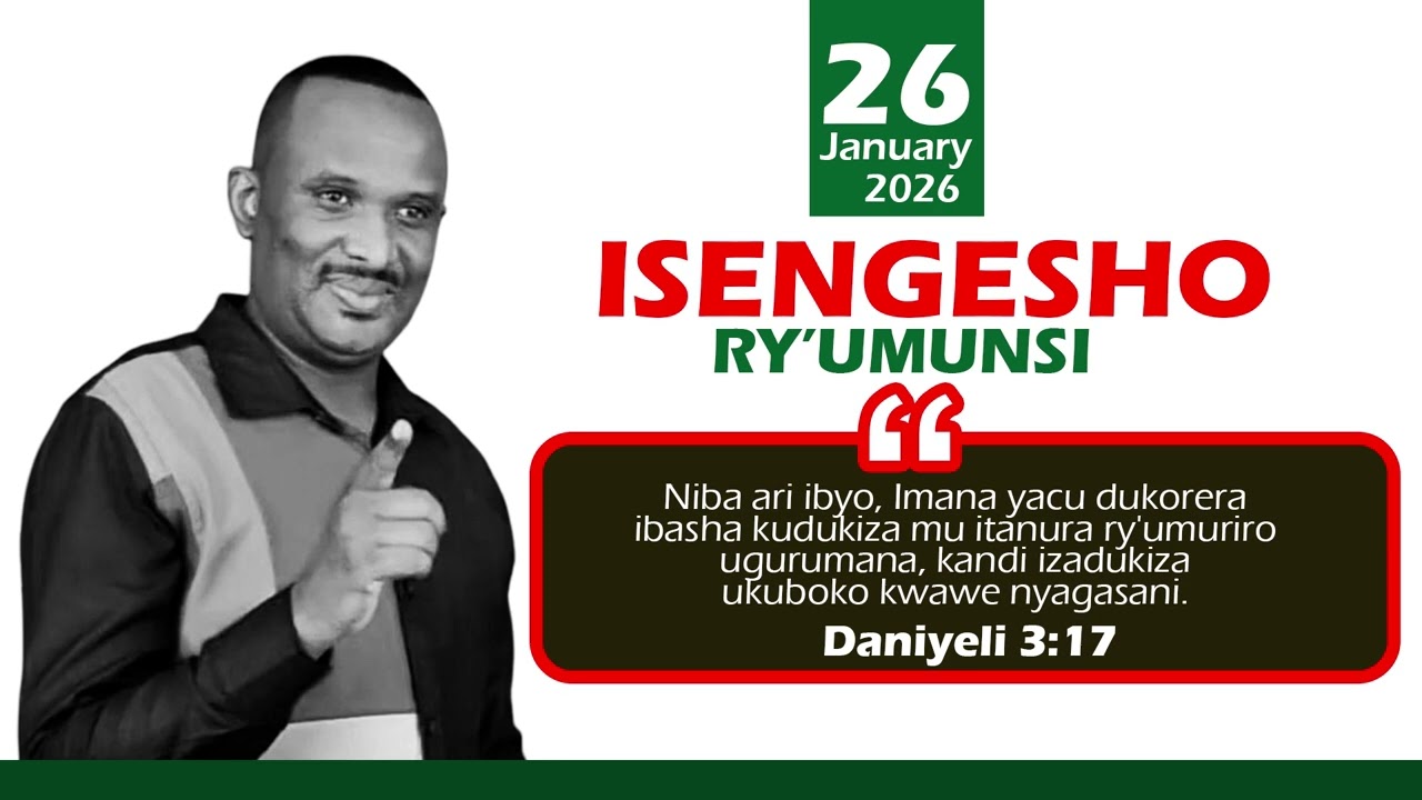 26.01.2026 | ISENGESHO RY'UMUNSI | PROPHET CLAUDE NDAHIMANA #Amasengesho #Kristo #rwandagospel