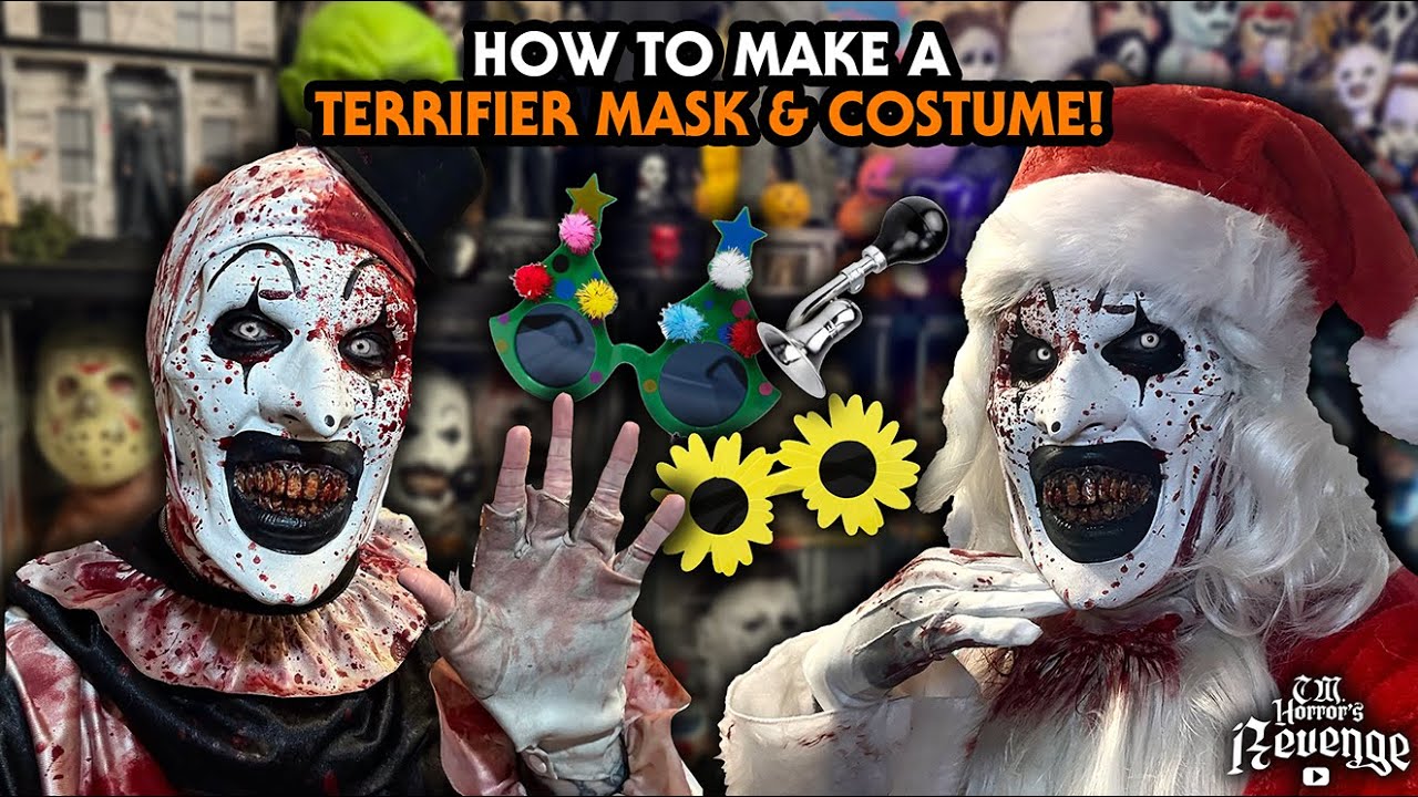 Как сделать маску и костюм клоуна Арта из Terrifier 3! Полная переработка и создание костюма.