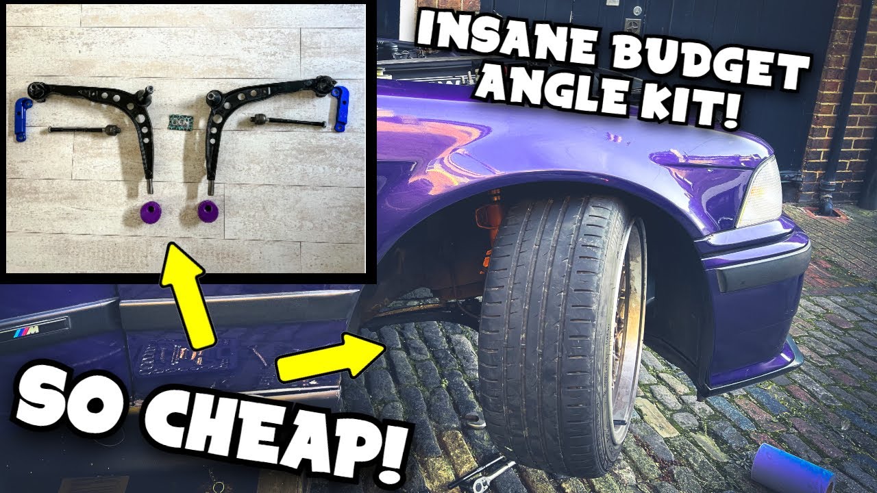 BMW E36 Budget Angle kit Install/Review!
