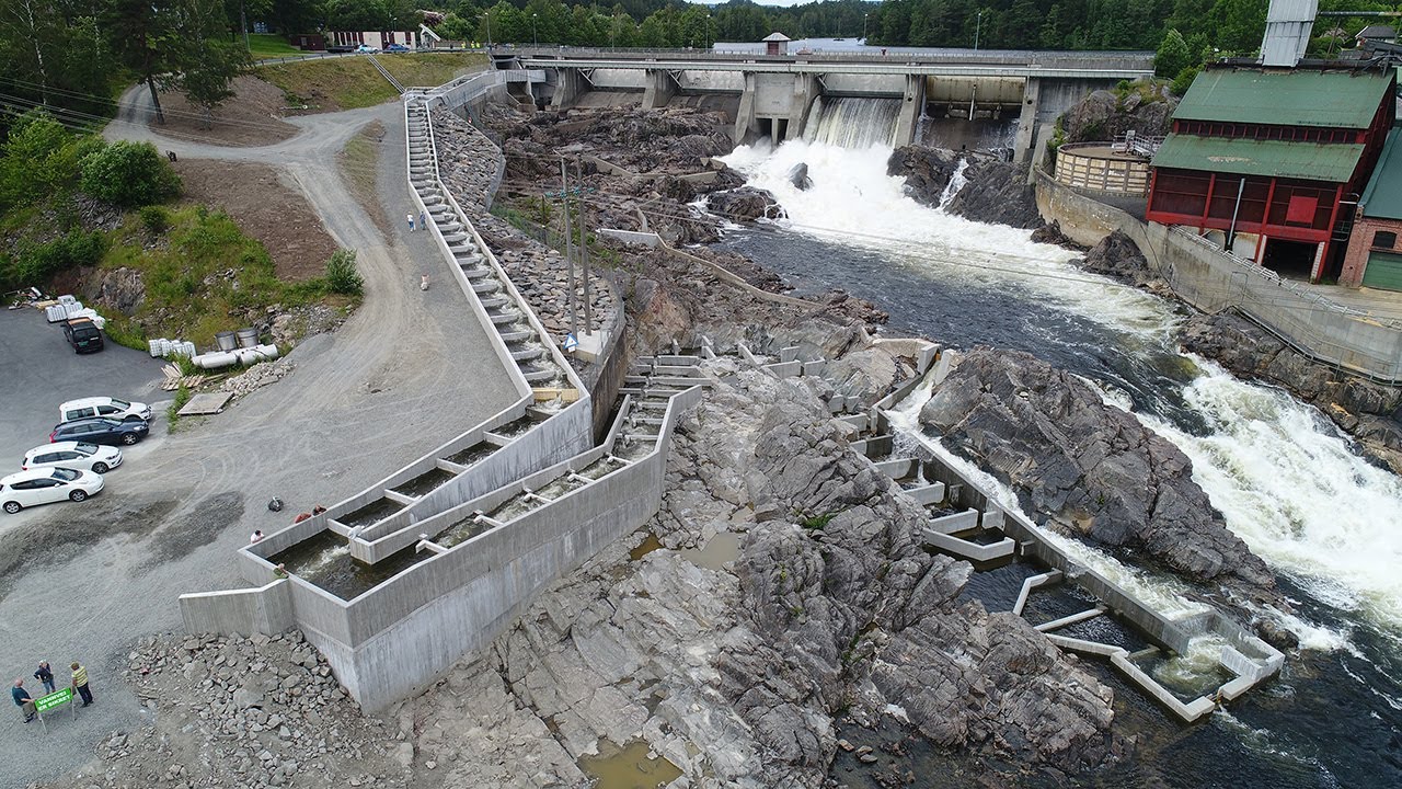 Bra Miljöval stödjer fisktrappa i Rygene, Nidelva i Norge