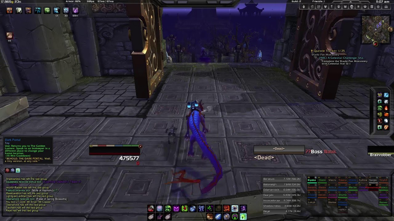 World of Warcraft Mists of Pandaria - World Bosses Reset