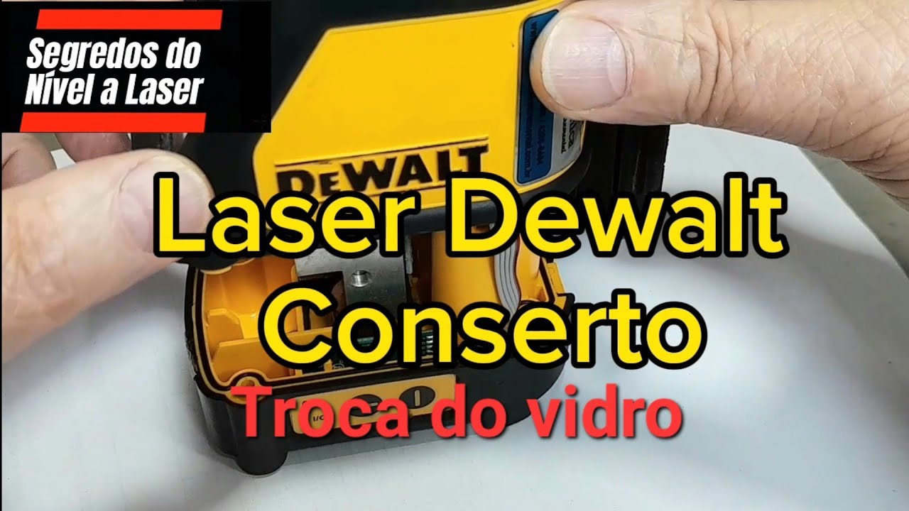 0115 - Laser Dewalt DW088- Conserto - Troca do Vidro