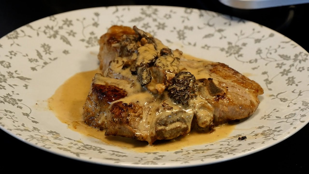 La côte de veau aux morilles