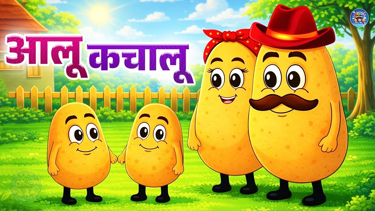 Aloo Kachaloo Beta Kahan Gaye The - आलू कचालू - Hindi Poem - Popular Hindi Rhymes - Sona Rhymes