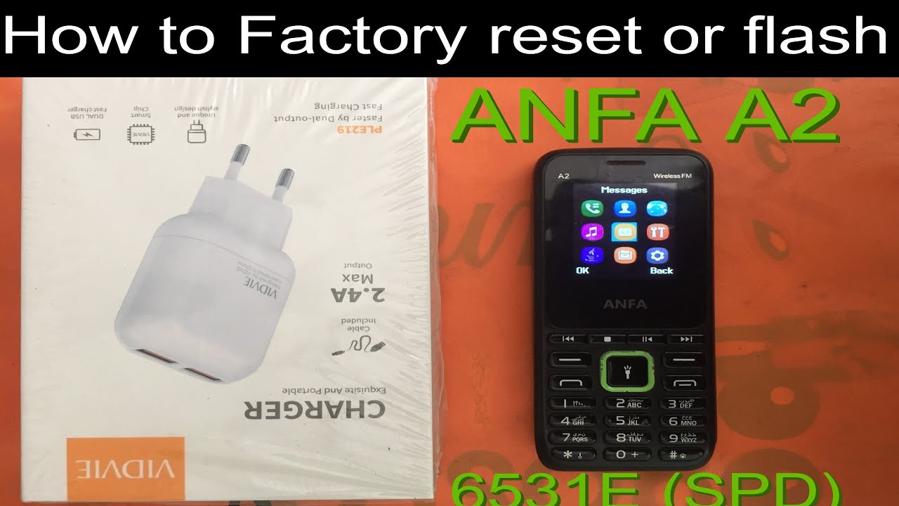How to Format or Flash Spreadtrum Cpu spd6531E/Spd6531G (ANFA A2)