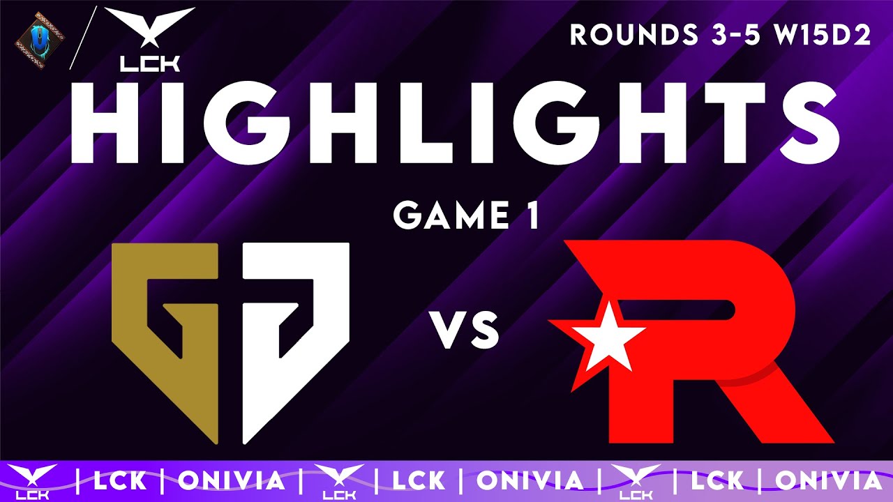 GEN vs KT Highlights Game 1 | LCK 2025 | Gen.G vs KT Rolster by Onivia