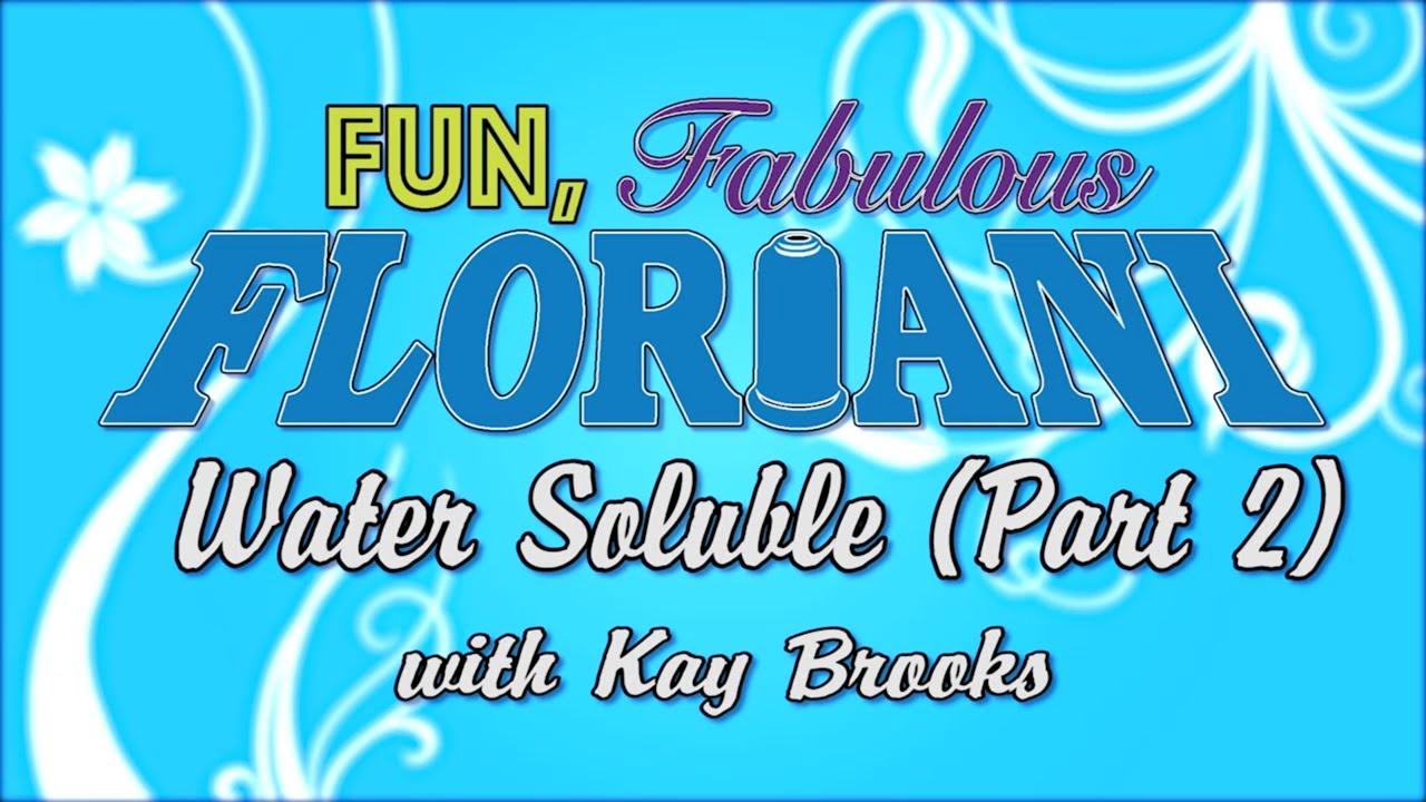 Водорастворимая клейкая лента Floriani Wet N Gone Tacky Tape, часть 2
