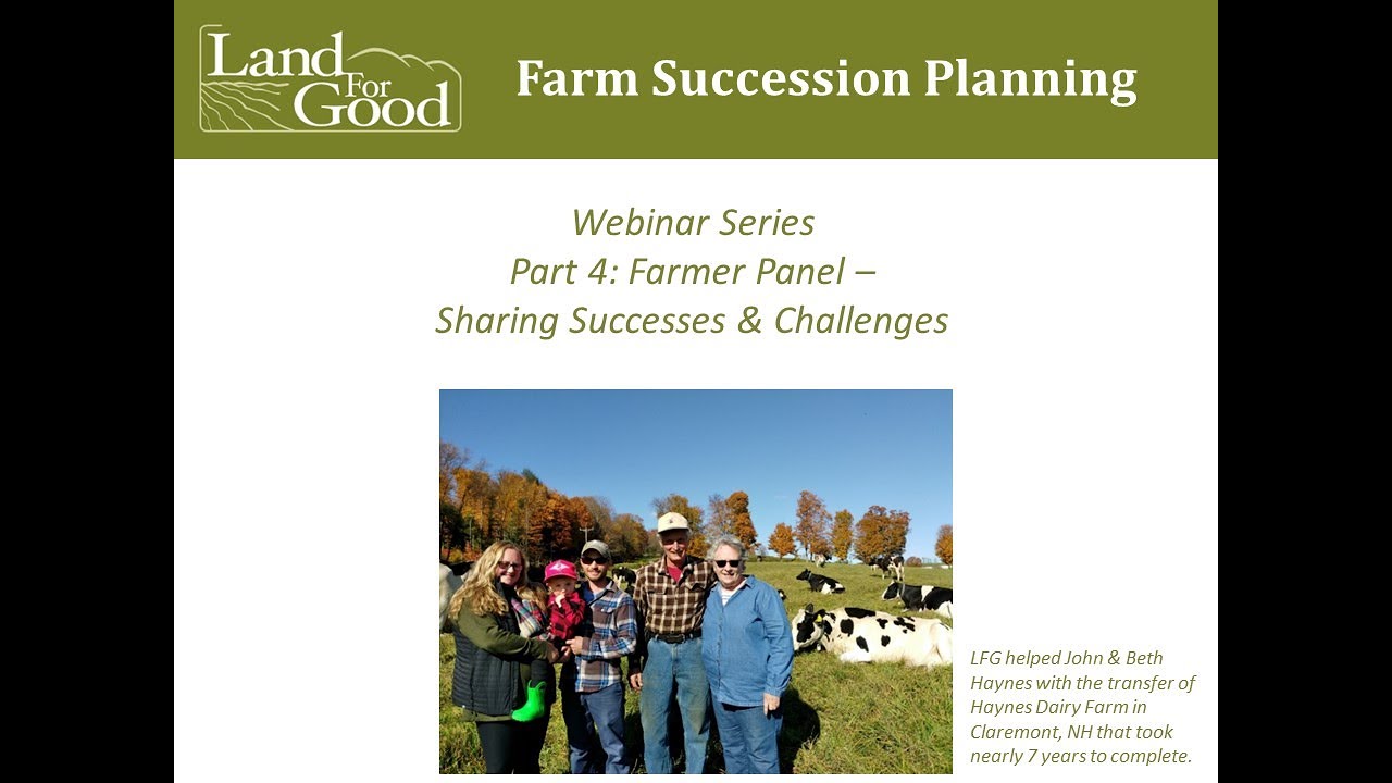 LFG Farm Succession Planning webinar series, part 4 Farmer Panel (2024)