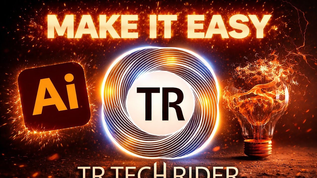 Round 3D Logo Make Easy.