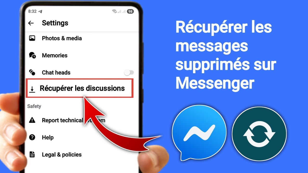 Comment r&eacute;cup&eacute;rer des messages supprim&eacute;s sur Messenger (Mise &agrave; jour 2025)