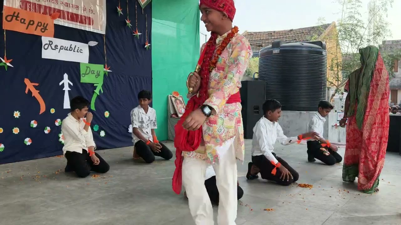 Kawali#jite bhi lakdi#republic day celebration #school drama#government school#gujarat