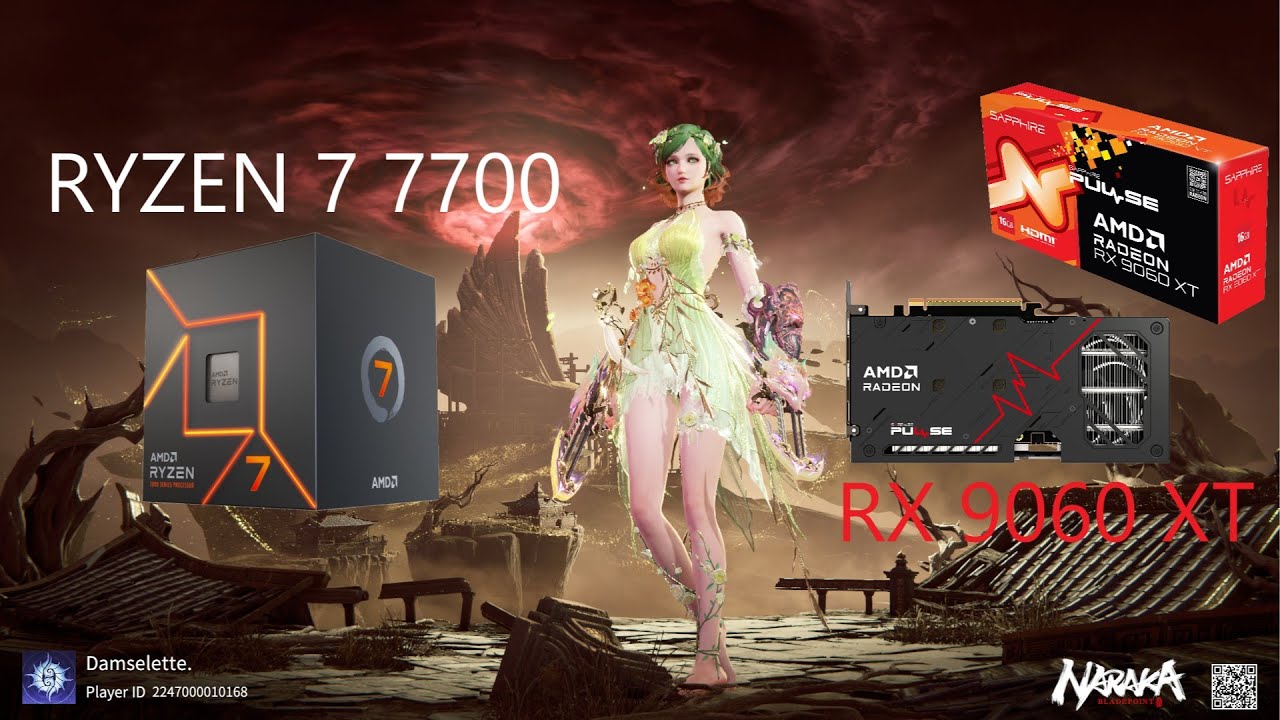 NARAKA: BLADEPOINT | RYZEN 7 7700 + RX 9060 XT 16GB | HIGHEST SETTINGS | SEASON 17: FISSION