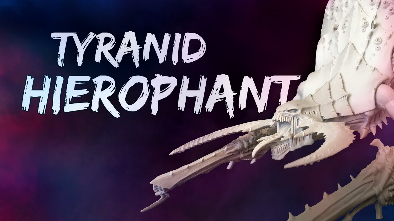 I Built The BIGGEST Tyranid Model! - Hierophant Build Part 1