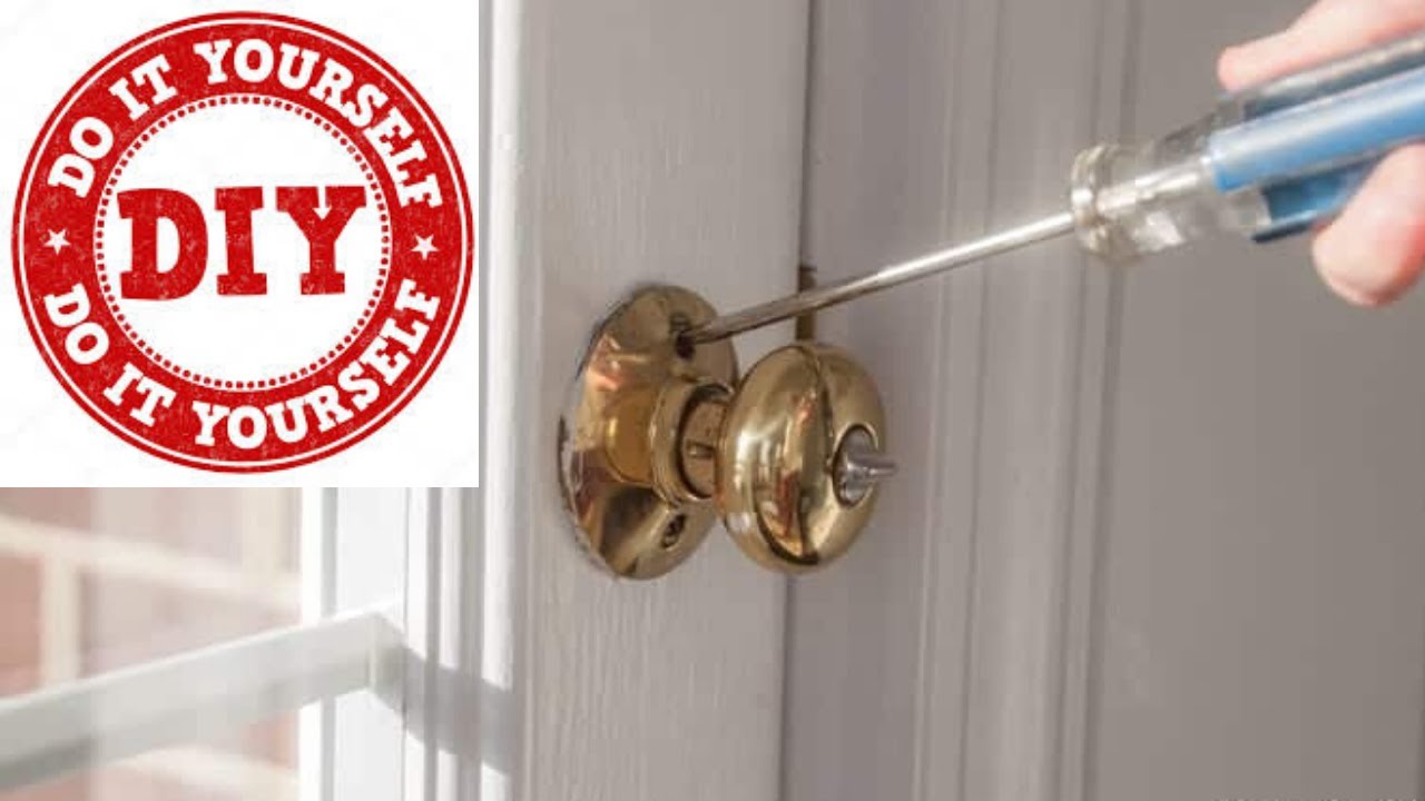 How To Install a Door Lock   DIY for DIY