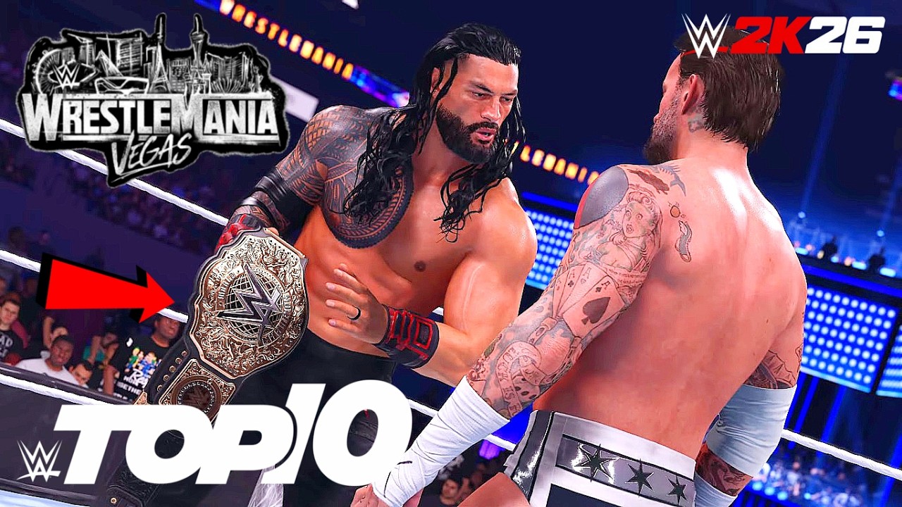 WWE 2K26 TOP 10 Predictions for WrestleMania 42!