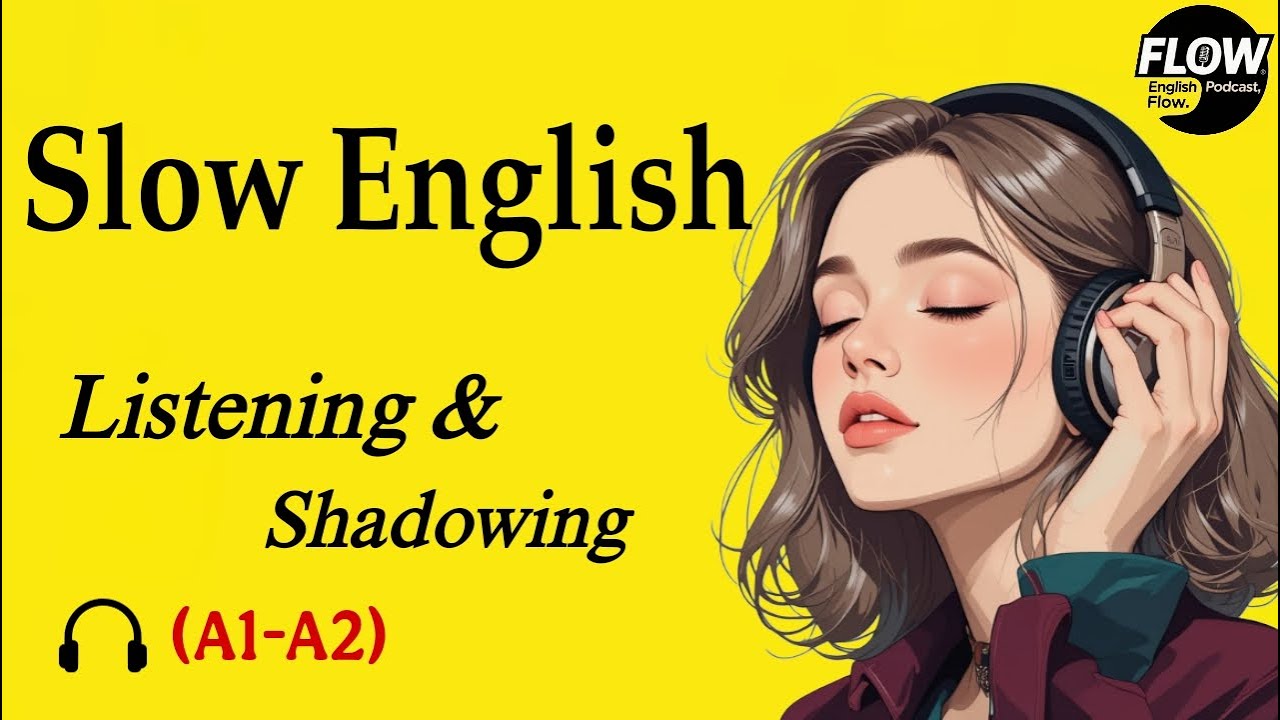 Speak English with Me! | Slow Shadowing for Beginners (A1–A2 ) | listen & practice