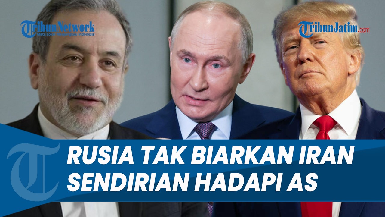 TEGAS! Rusia Tak Biarkan Iran Perang Lawan AS Sendirian, Lavrov Klaim Moskow Bekingi Teheran