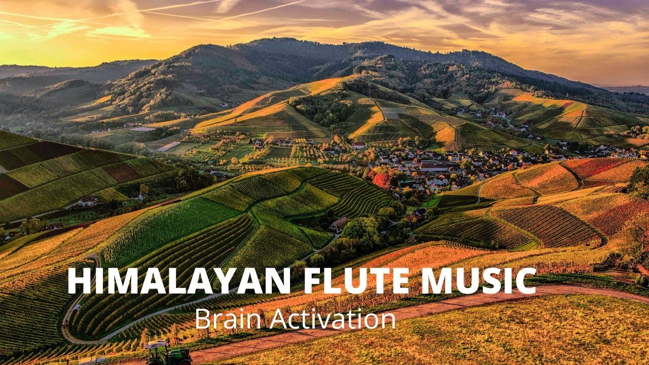 Himalayan Flute Music . Scenic relaxation film . flute with nature . Brain Activation