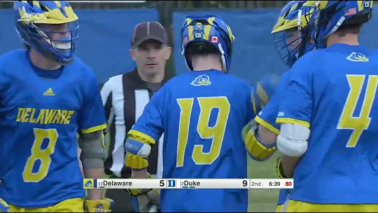 #17 Delaware @ #7 Duke - 2.22.22 College Lacrosse Highlights
