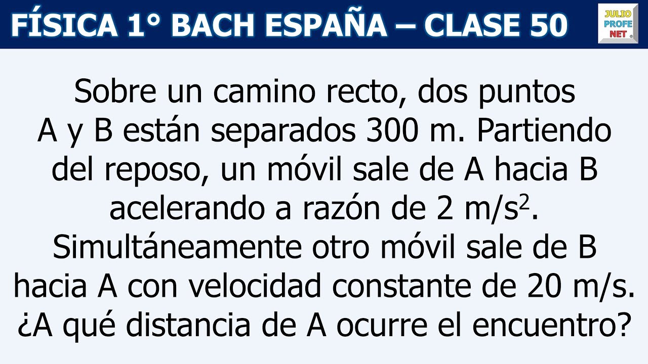 50. MOVIMIENTOS RECTIL&Iacute;NEOS (Ejercicio 6)