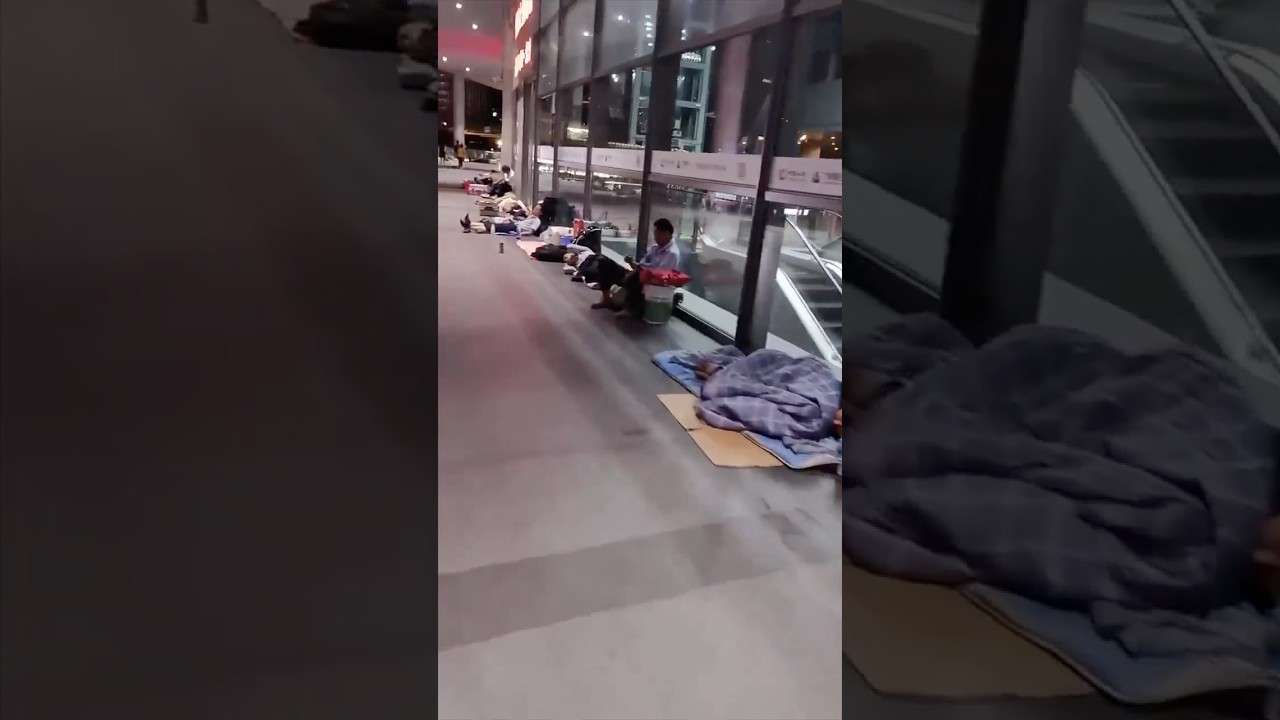 Are there no homeless people in China?