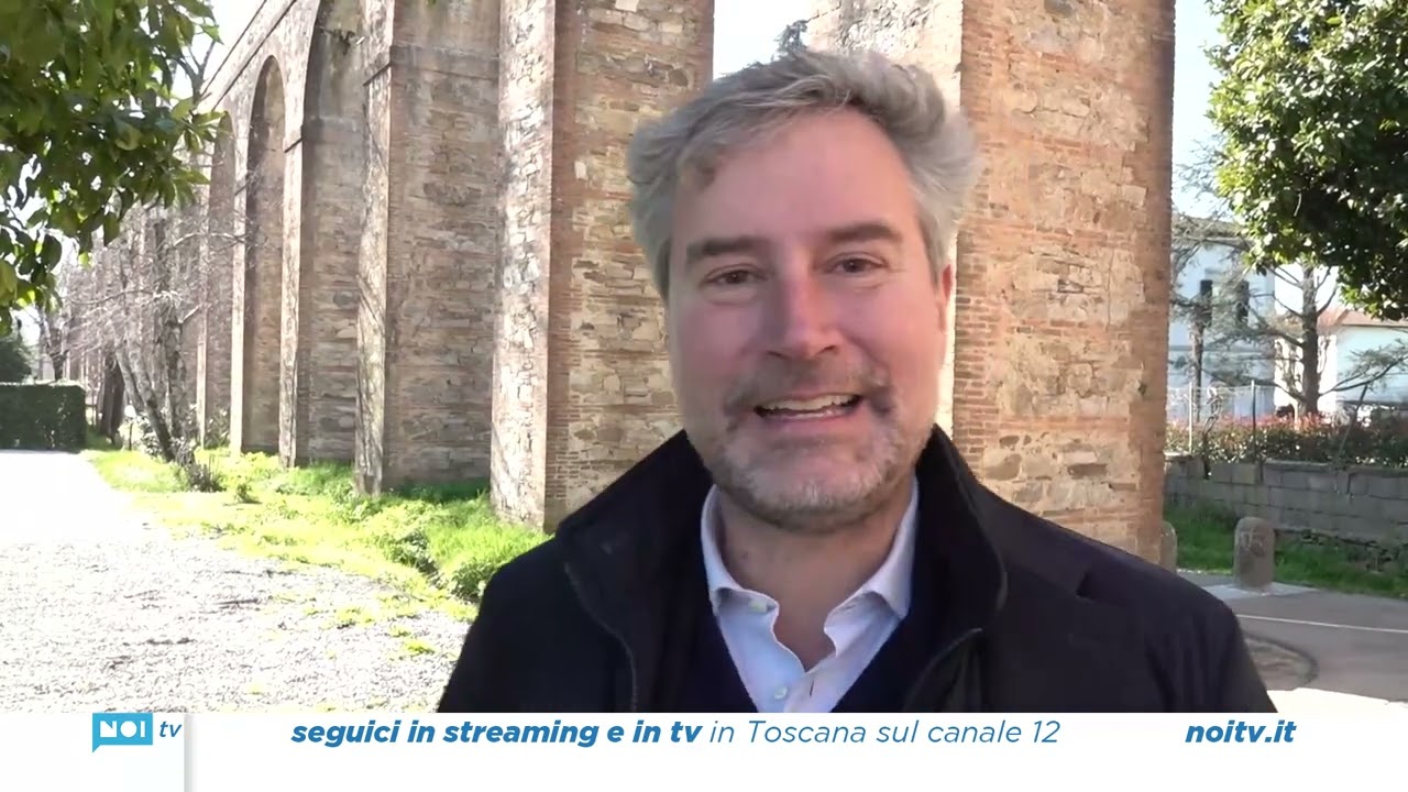 Lucca, ecco la nuova illuminazione dell'acquedotto del Nottolini
