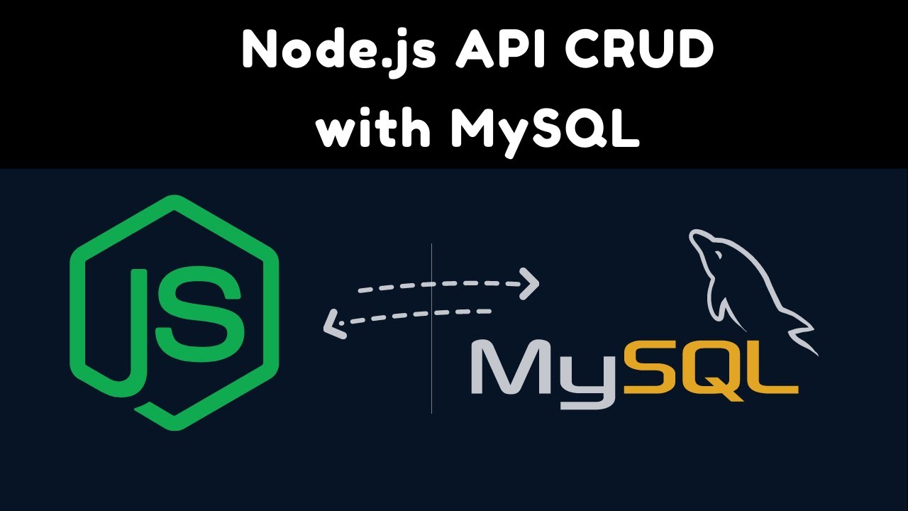Node.js + MySQL CRUD - GET, POST, PUT и DELETE