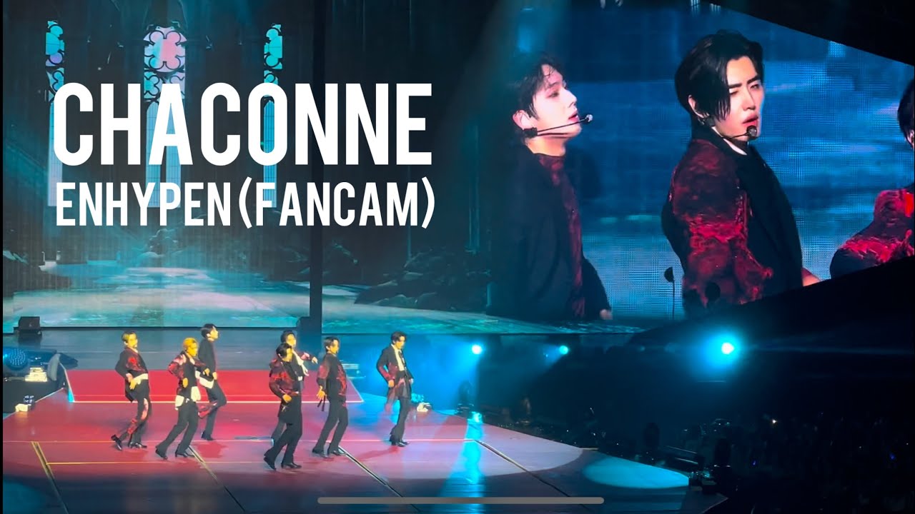 Chaconne (Fancam) - ENHYPEN | FATE TOUR SINGAPORE |