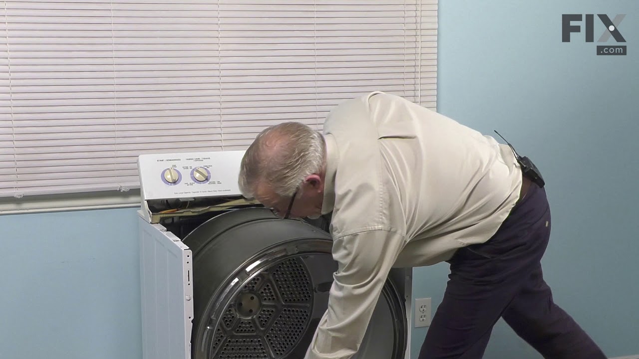 GE Dryer Repair - How to Replace the Safety Thermostat