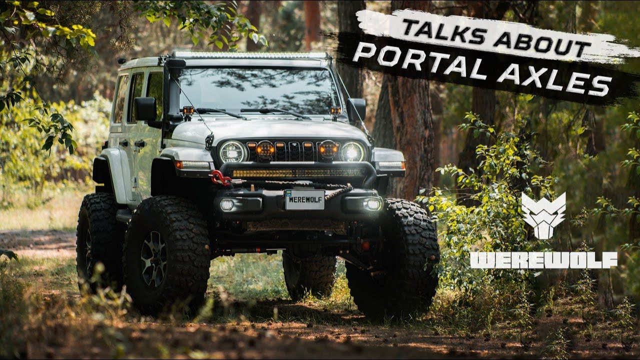 All about portal axles on Wrangler JL example