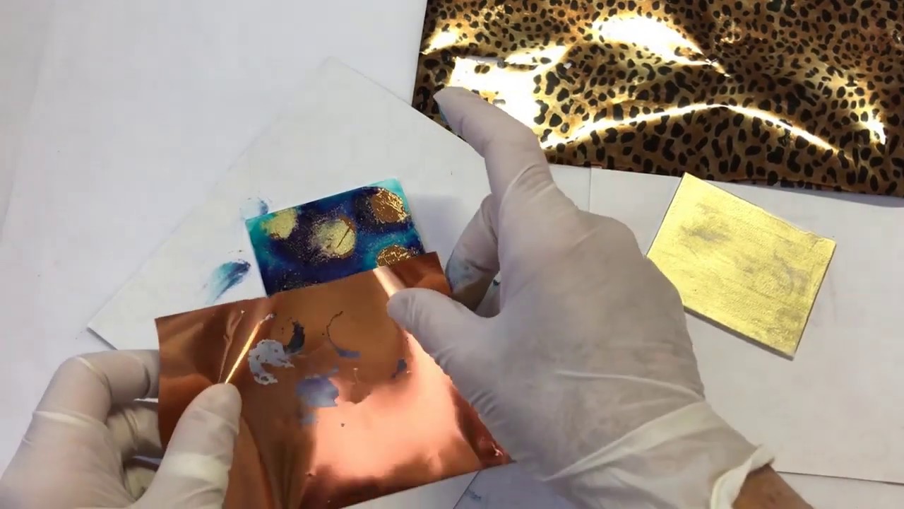 Polymer Clay and Foils #6 - Alcohol Ink