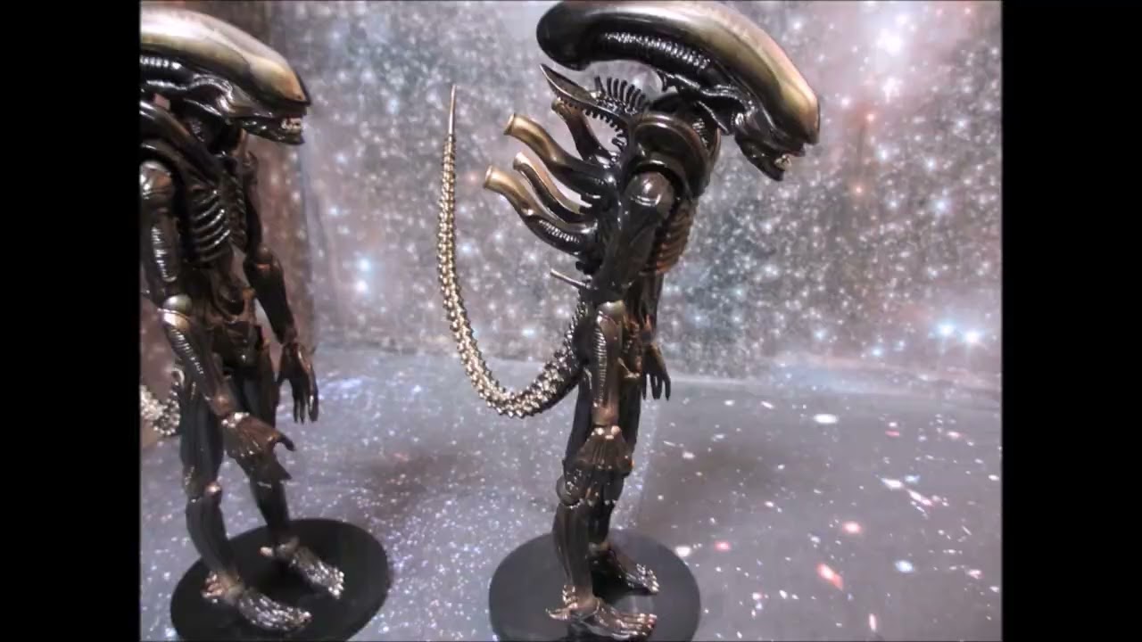 エイリアンvsプレデター&トレーサー&ガンダム コマ撮り