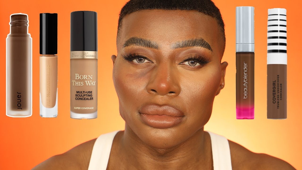 MY TOP 5 CONCEALERS FOR BLACK SKIN IN 2020! NO DARK CIRCLES! | ThePlasticBoy