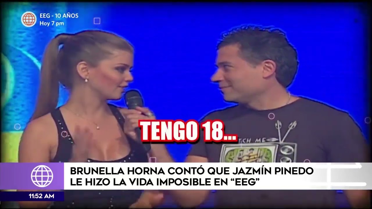 Jazm&iacute;n Pinedo y su reacci&oacute;n por declaraciones de Brunella Horna tras su paso por Esto es guerra
