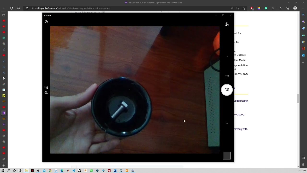 Traning yolo v5 instance segmentation witb pytorch on custom data using Google Colab