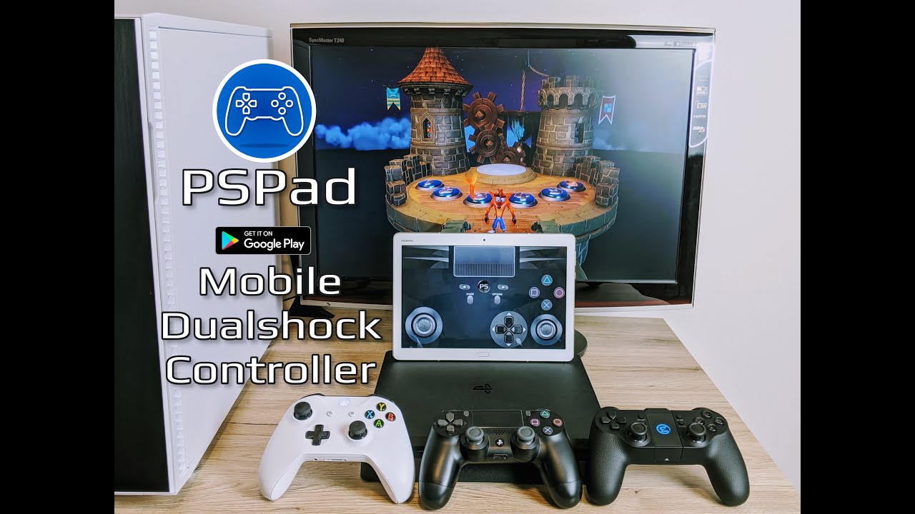 PSPad: Control your PS5/ PS4 with your smartphone/ Free mobile Dualshock controller