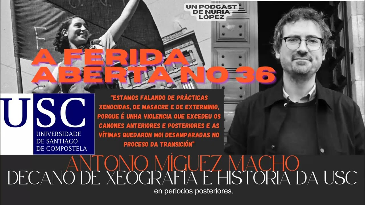 ANTONIO MÍGUEZ MACHO, decano da Facultade de Xeografía e Historia da USC