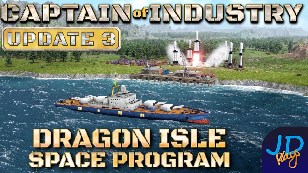 Welcome to Dragon isle Space Program 🚛 Captain of Industry 🚜 Ep1 👷 Lets Play, Walkthrough