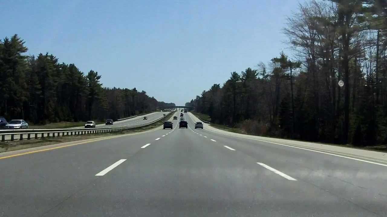 Maine Turnpike (Interstate 95 Exits 25 to 19) southbound