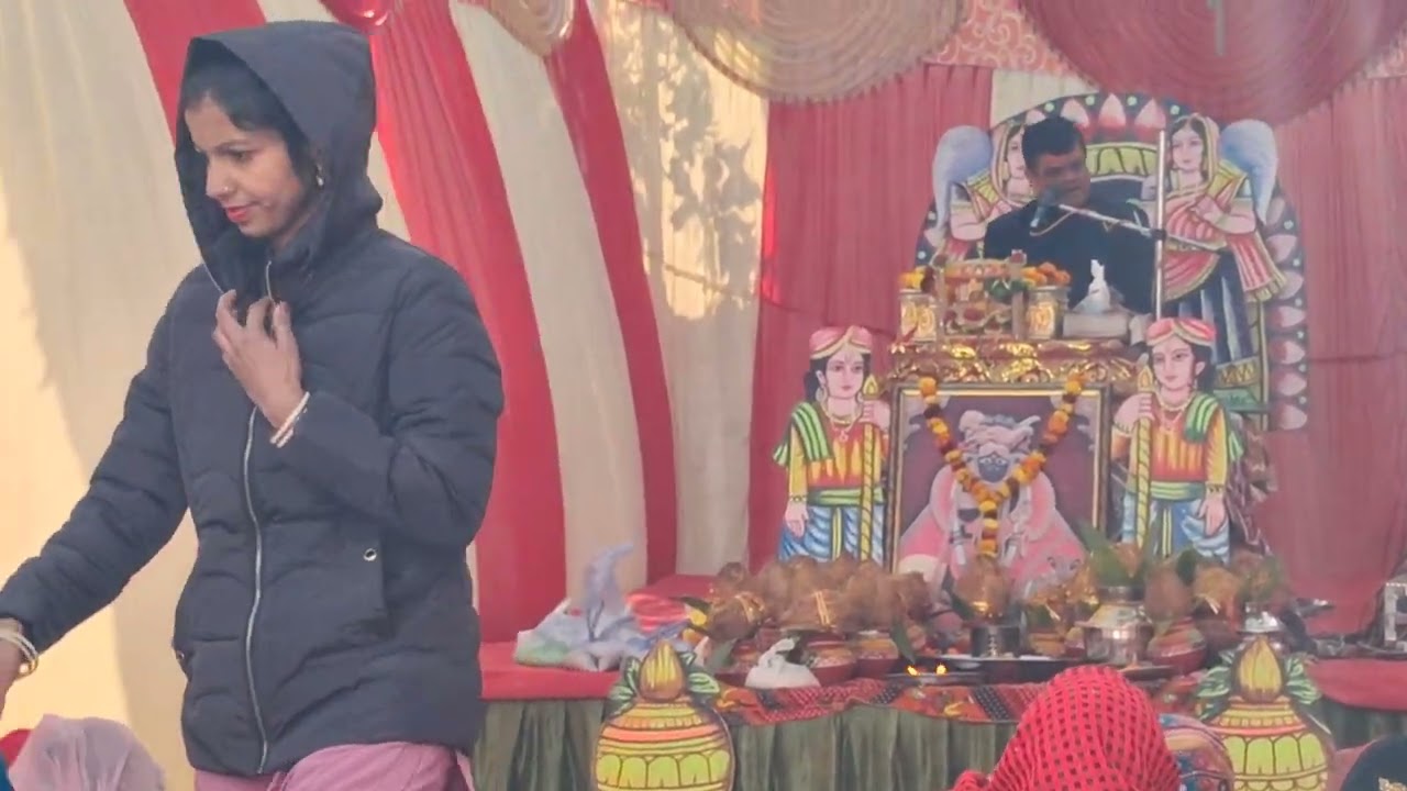 7वा दिन की,भागवत कथा,सन्नौठ नरेला दिल्ली 40 में,15/1/2026