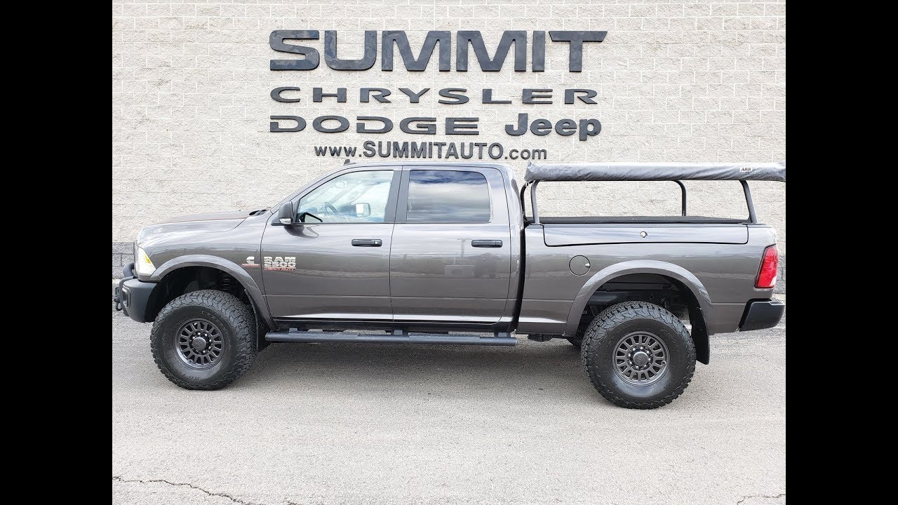 LIFTED 2016 RAM 2500 AEV PROSPECTOR CONVERSION WALK AROUND REVIEW IN GRANITE CRYSTAL SOLD! 10045