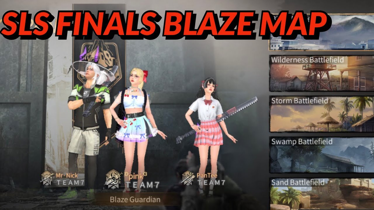 SLS BLAZE MAP FINALS IN CHAOS SERVER - LIFEAFTER PVP