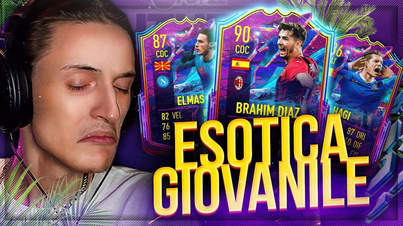 ESOTICA GIOVANILE CON BRAHIM DIAZ 90 FUTURE STAR!